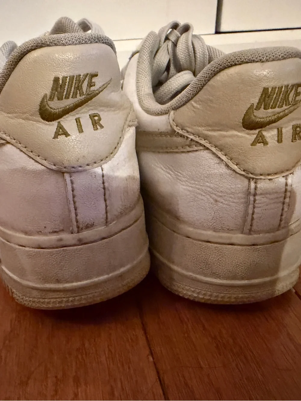 Nike Air Force 1 Women’s Sneakers - Light Beige/White